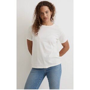 Madewell $35 Softfade Cotton Oversized Tee Lighthouse Size XXS NL635